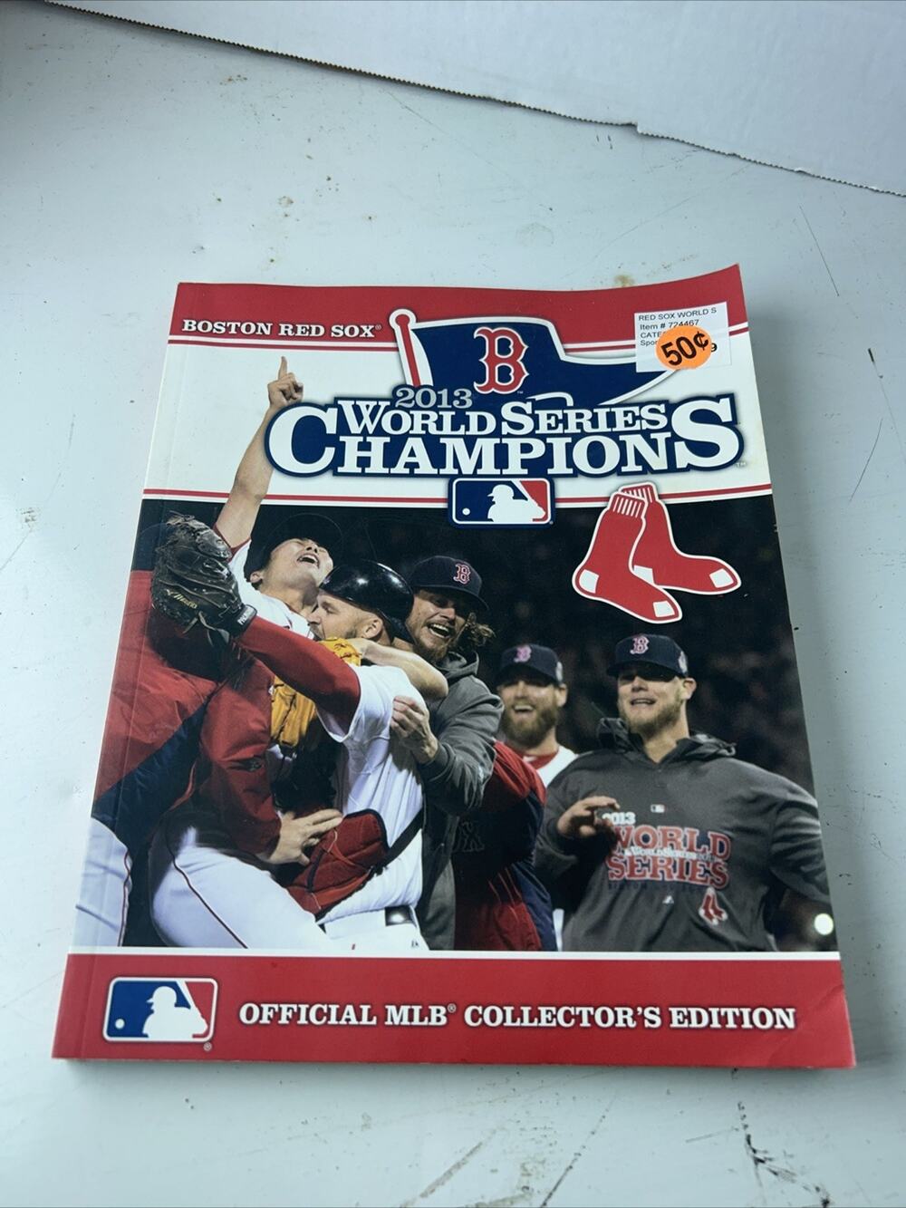 2013 World Series Champions Boston Red Sox MLB Paperback Book